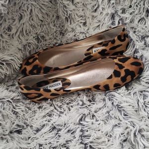 Steven madden leopard flats